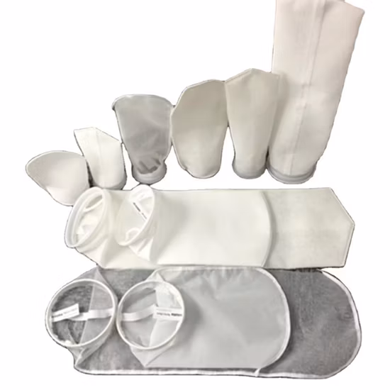 Sacchetto filtro liquido circolare in maglia di nylon di poliestere PP di dimensione personalizzata della colata calda del commestibile 25 50 100 micron per l'industria medica