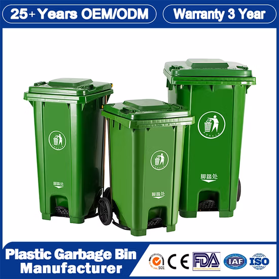 in vendita bidone della spazzatura in plastica con ruota in gomma bidone della spazzatura in plastica